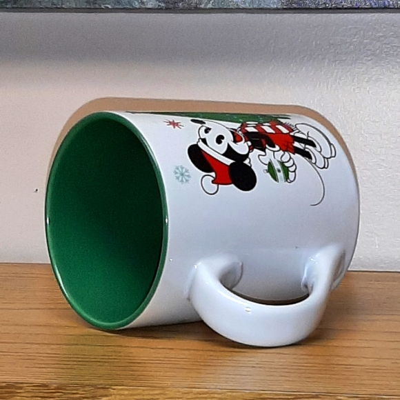 Mickey Mouse Holiday Two-Tone Mug NWT - Picture 2 of 5
